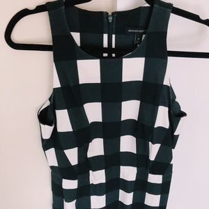 NWOT Banana Republic Checkered Dress